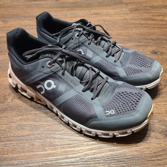 On Cloud Cloudflow Mesh Rock Rose Running Shoes 9.5 - Picture 1 of 6